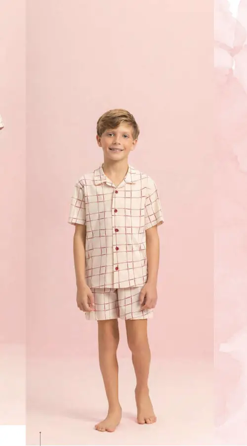 Pijama Manga Curta Aberto — pijama infantil Lua Encantada Verão 2027, ref. 12560002