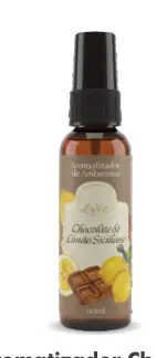 Spray Aromatizador Chocolate e Limão Siciliano 60ml — Êvie D’Parfum