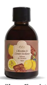 Refil para difusor Chocolate e Limão Siciliano 100ml — Êvie D’Parfum